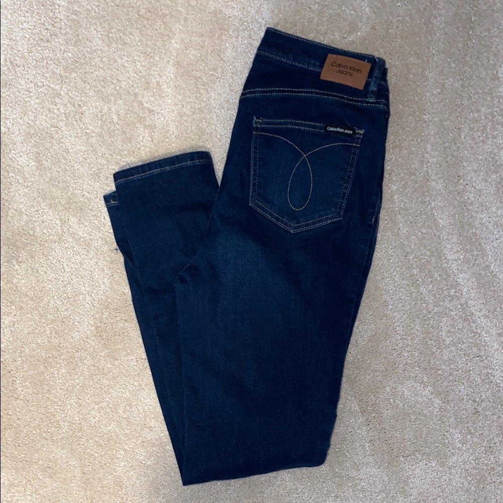 Calvin Klein Women's Dark Blue Jeans